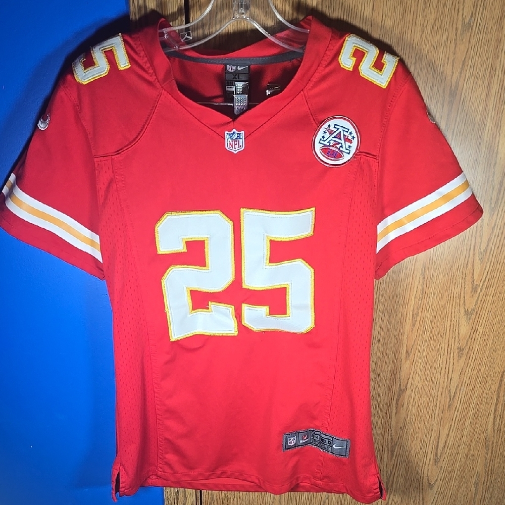 NFL Red Kansas City Chiefs Jersey with Iconic Number